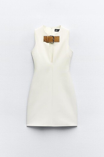 xs Beden Zara kemerli elbise