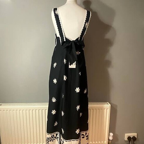 xs Beden Zara ZW collection desenli elbise