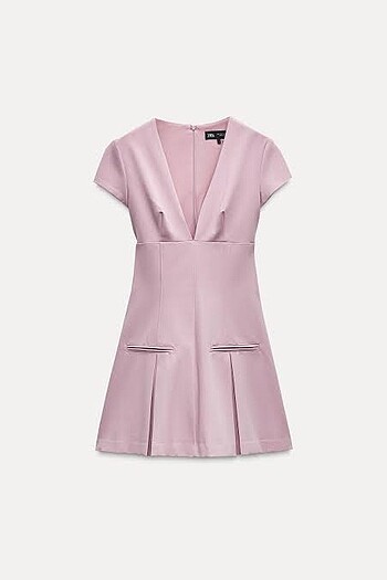 Zara yeni sezon pileli elbise