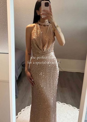 Zara Zara payetli elbise