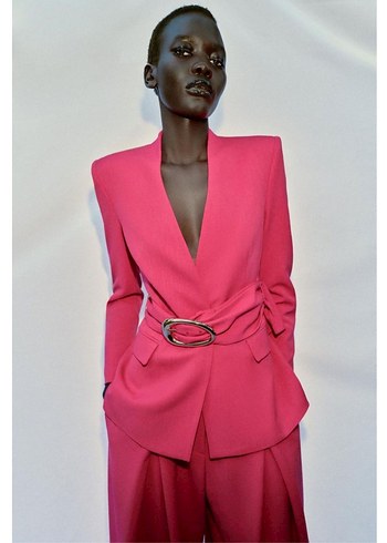 Zara Kemerli Blazer
