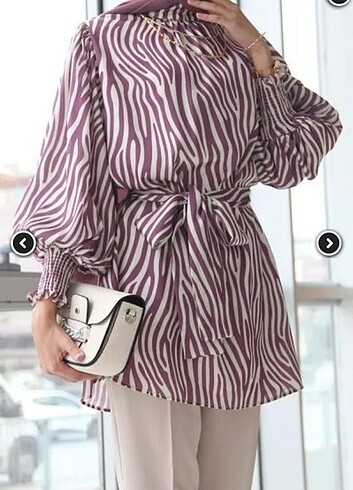 Zebra desen tunik