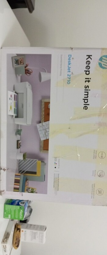 Yazici Hp Deskjet 2710 Renkli Ve Siyah