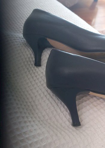 39 Beden lacivert Renk Kadın Siyah Stiletto Topuklu Ayakkabı