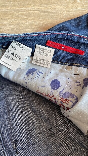 m Beden lacivert Renk Tommy Hillfiger Red Label Jean