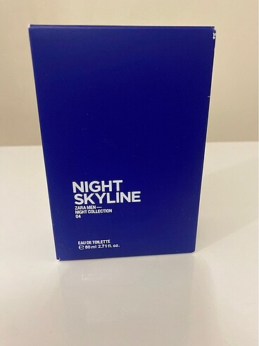 Zara night Skyline 80 ml erkek parfümüm
