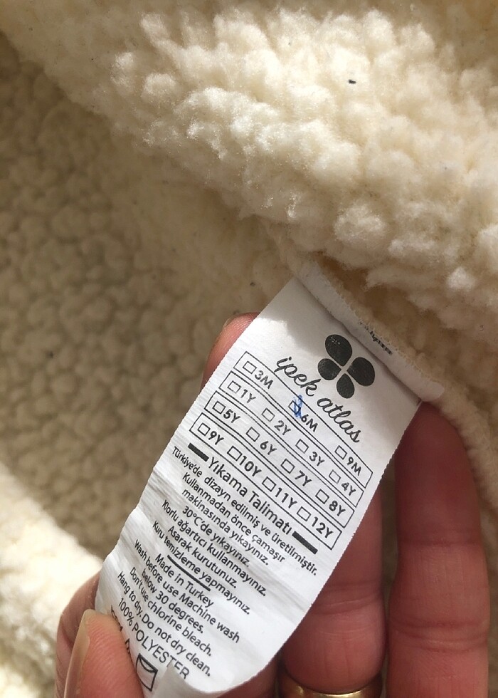 Peluş mont - Görsel 3