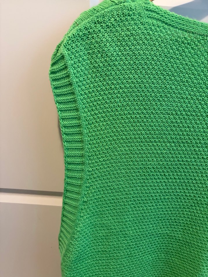 Yeşil Örgü Kadın Süveter - Görsel 4