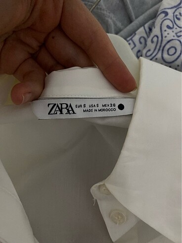 s Beden beyaz Renk Zara bağlamalı gömlek