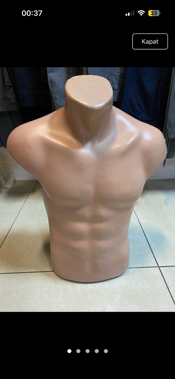 Erkek Gövde cansız  Mankenleri Seti - Görsel 2