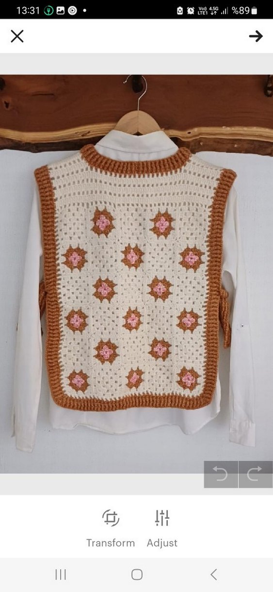 Nakışlı Bohem Örgü Süveter - Görsel 2