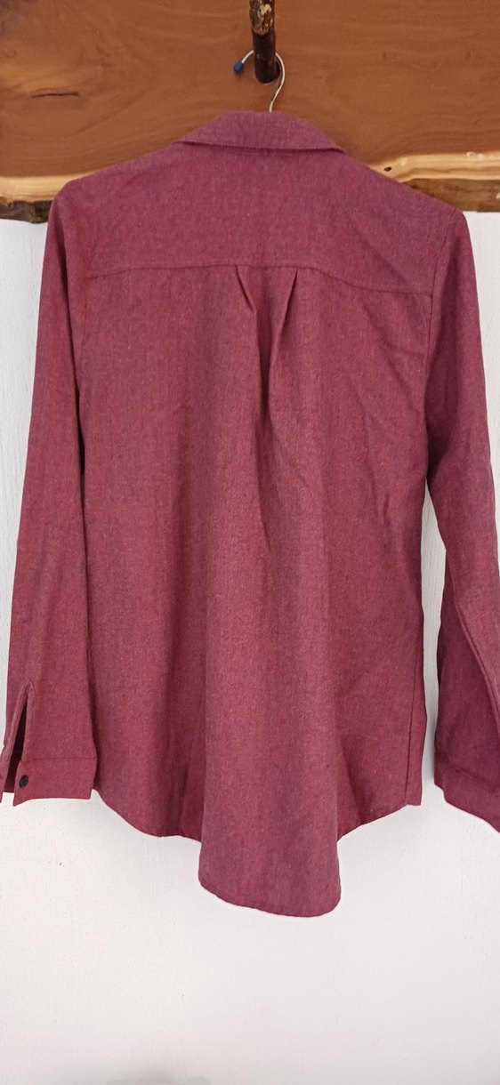 Bohem Kadın Gömlek Polo Garage marka yünlü kislik gomlek - Görsel 3