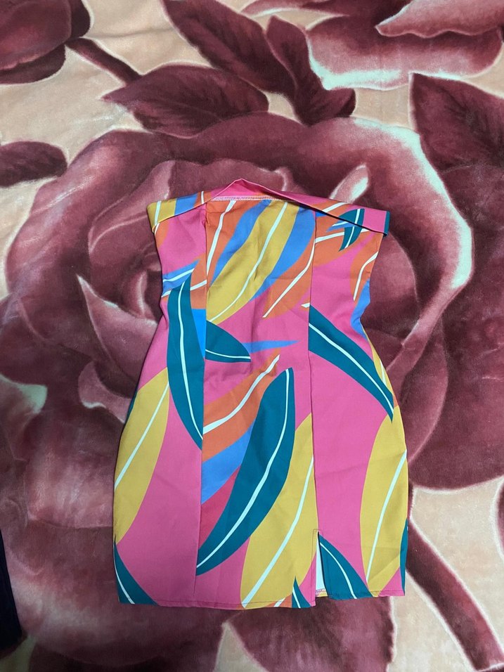 Renkli Drapeli Mini straplez - Görsel 3