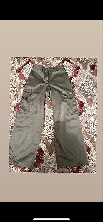 Kargo pantolon geniş paça