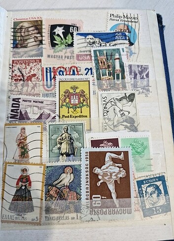 50 yıllık pul koleksiyonu  - Görsel 6