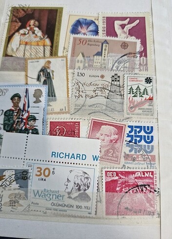 50 yıllık pul koleksiyonu  - Görsel 8