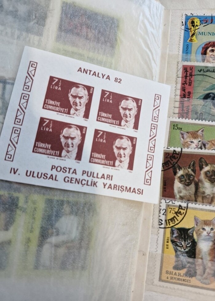 50 yıllık pul koleksiyonu  - Görsel 5