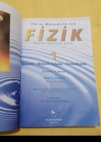 Fen ve Mühendislik İçin Fizik 1 - Serway Beichner - Görsel 3