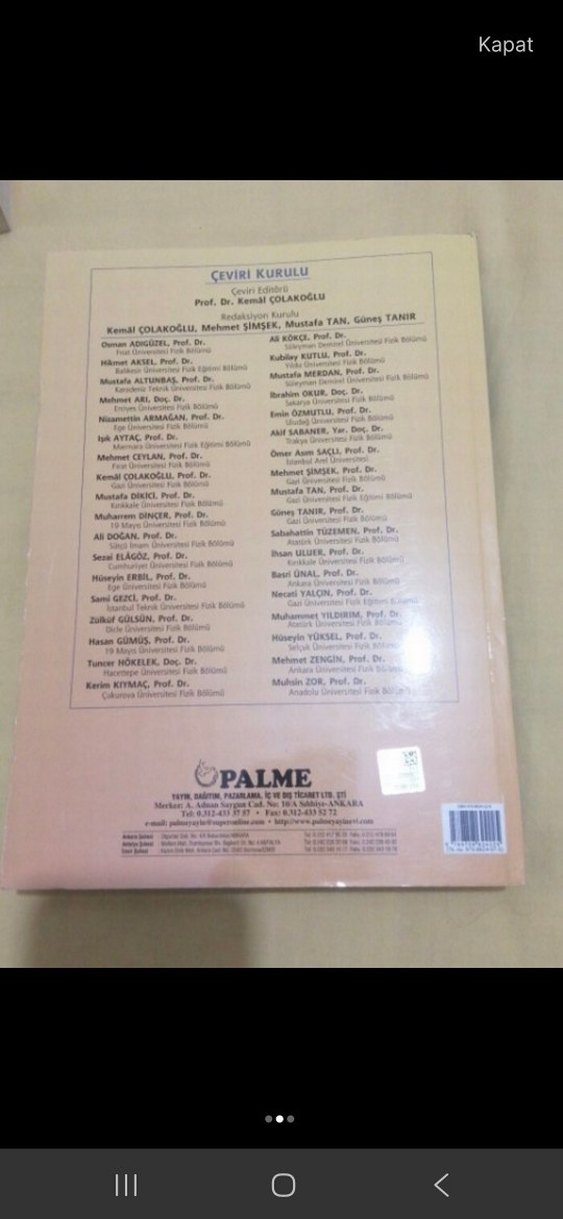 Fen ve Mühendislik İçin Fizik 1 - Serway Beichner - Görsel 2