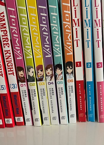 Manga seti Horimiya Limit Vampire knight
