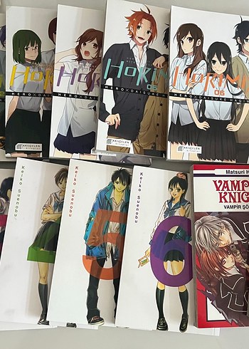 Manga seti Horimiya Limit Vampire knight