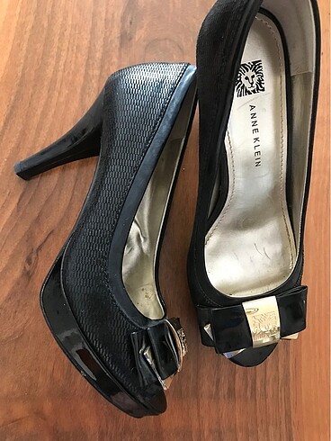 Anne Klein Topuklu Hakiki Deri Ayakkabı
