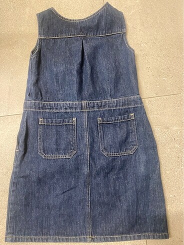 Kız çocuk kot elbise 10-11 yaş - Görsel 2