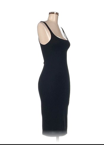 Zara Siyah Midi Kadın Elbise - Görsel 2