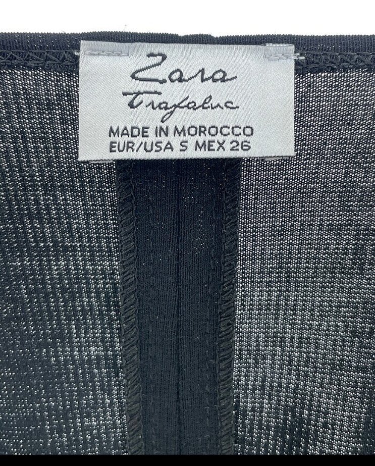 Zara Siyah Midi Kadın Elbise - Görsel 4