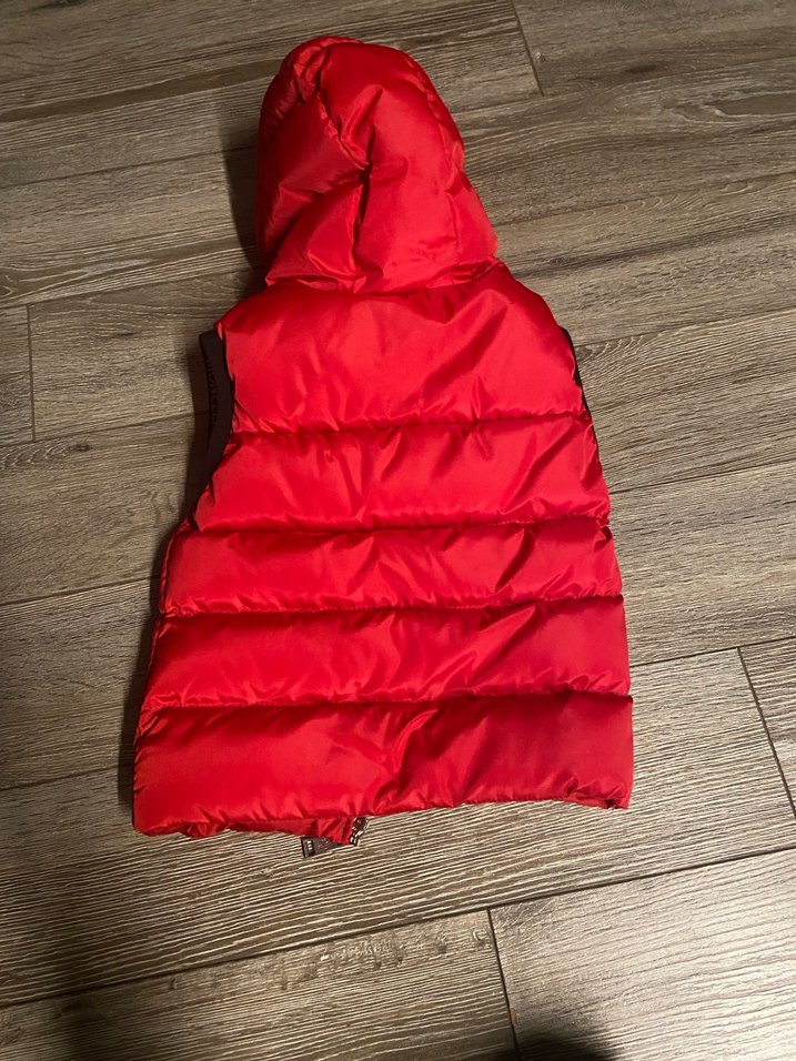 Koyu Kırmızı Fermuarlı Erkek Çocuk Yelek - Görsel 2