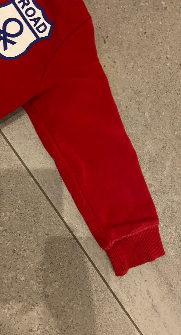 Kapüşonlu Kırmızı Erkek Çocuk Sweatshirt 4-5 yaş - Görsel 2