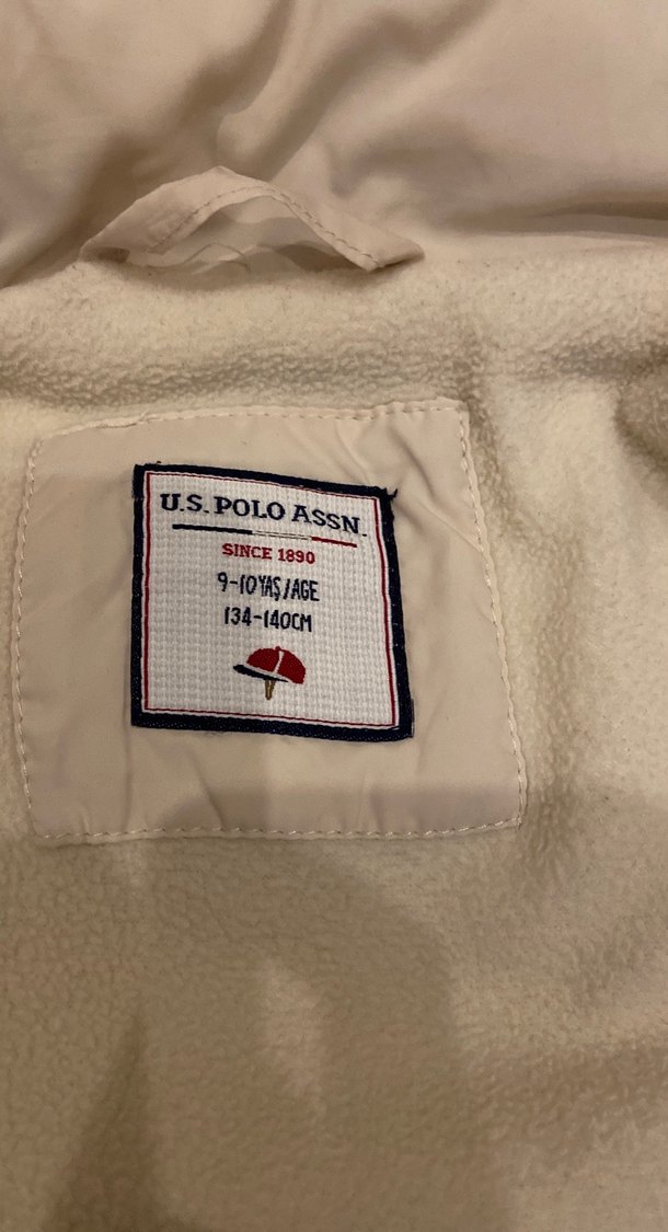 Ekru Kürklü Midi çocuk-genç kız Yelek, içi polar - Görsel 3