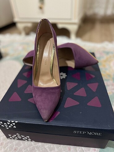 Diğer Stiletto Mor Ayakkabı