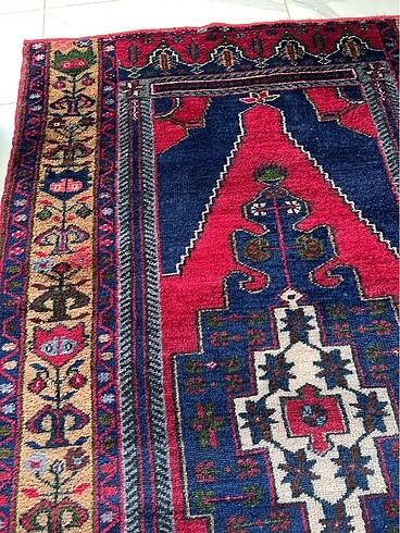  El dokuma yün halı