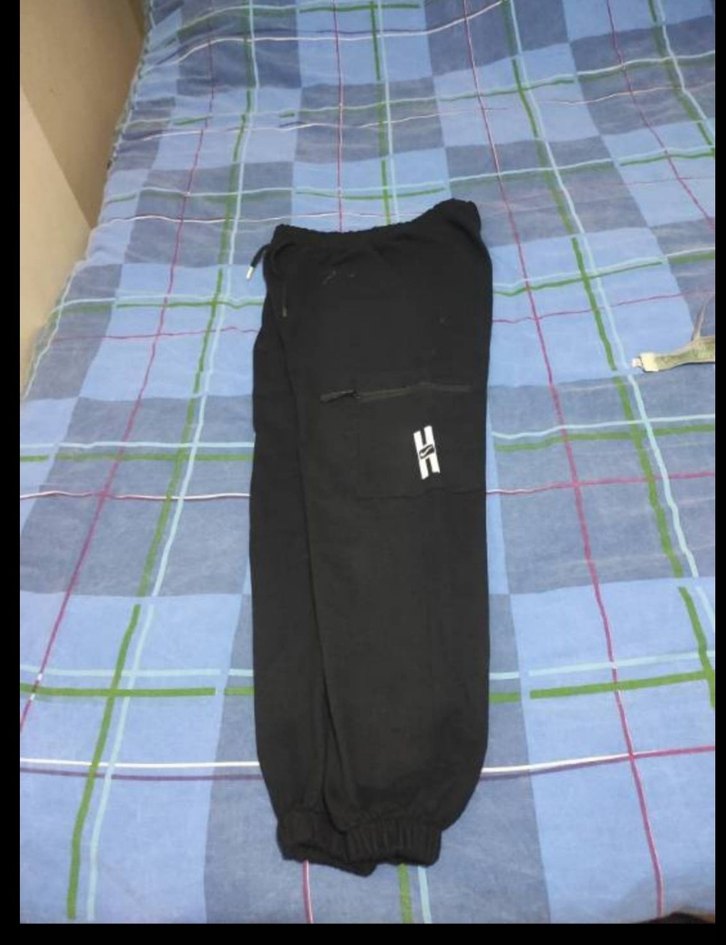 Siyah Rahat Kesim eşofman - Görsel 2