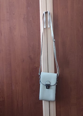 Bej Deri Kadın Omuz Çantası - Görsel 2