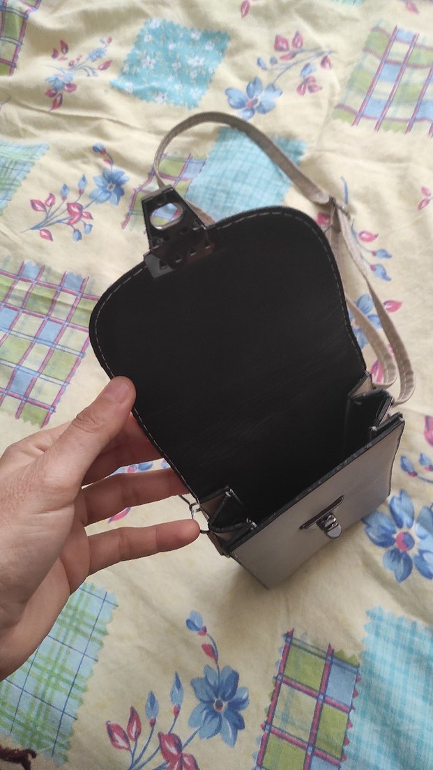 Bej Deri Kadın Omuz Çantası - Görsel 4