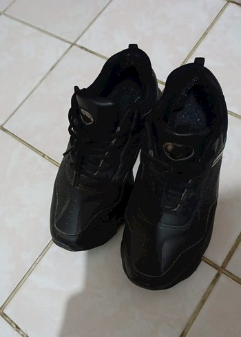 Siyah Spor Ayakkabı Bağcıklı - Görsel 2