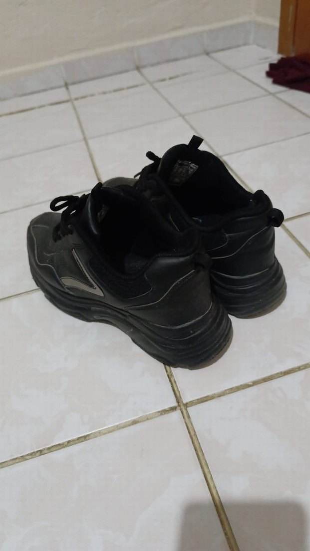 Siyah Spor Ayakkabı Bağcıklı - Görsel 3