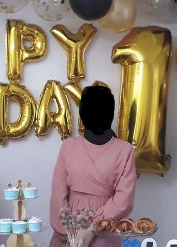 42 Beden Pudra Renk Uzun Bohem Salaş Elbise