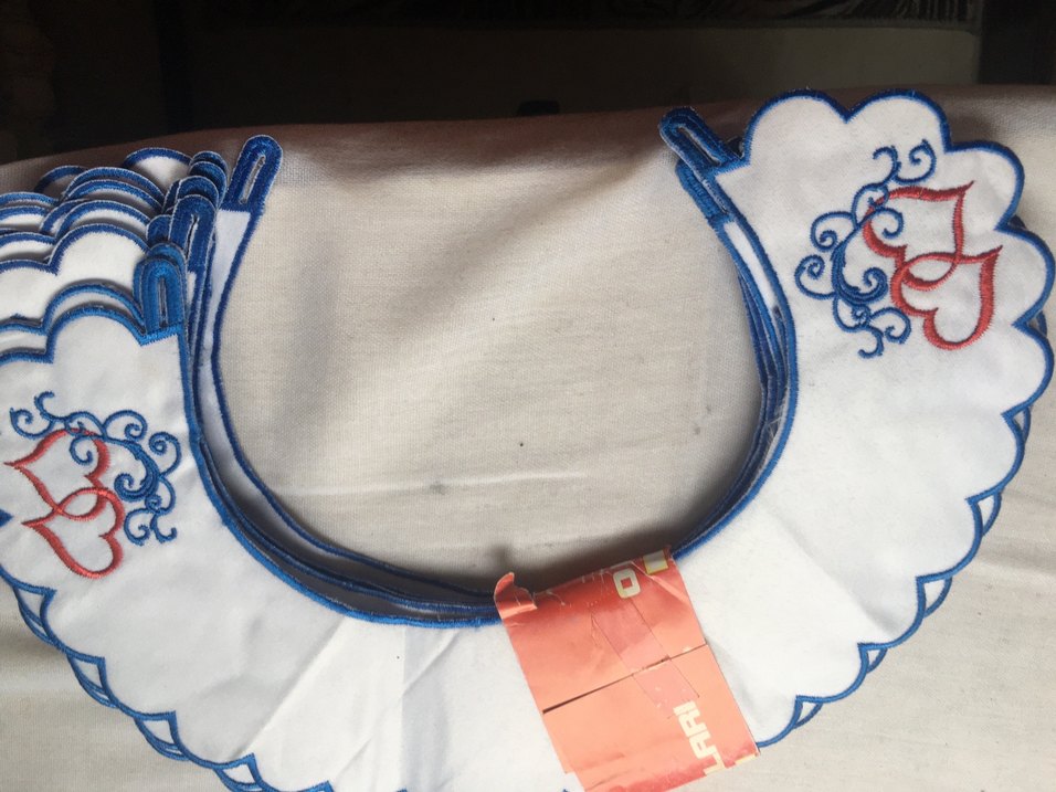 Mavi Nakışlı yakalık - Görsel 3