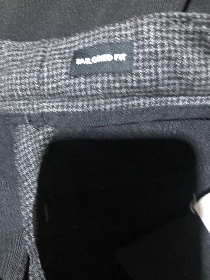 Gri Erkek Ofis Pantolonu, Kemer Detaylı - Görsel 4