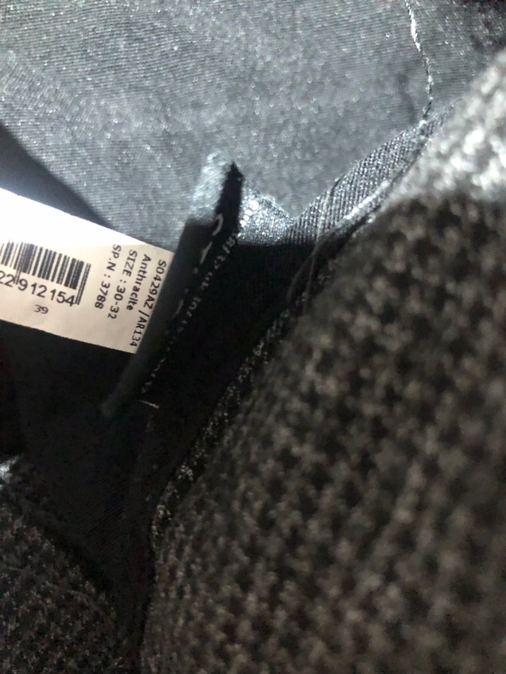 Gri Erkek Ofis Pantolonu, Kemer Detaylı - Görsel 5