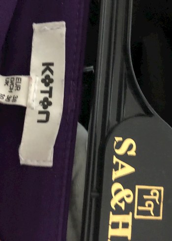 Mor Pilili Kadın Kumaş Pantolon - Görsel 4