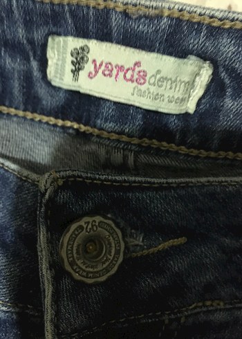 34 Beden mavi Renk Kadın Mavi Denim Normal Boy Kot Pantolon