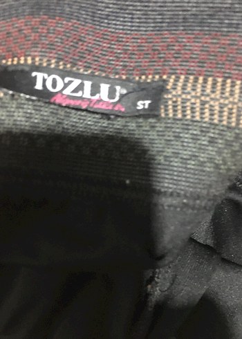 m Beden Pileli Siyah Uzun Kadın Etek