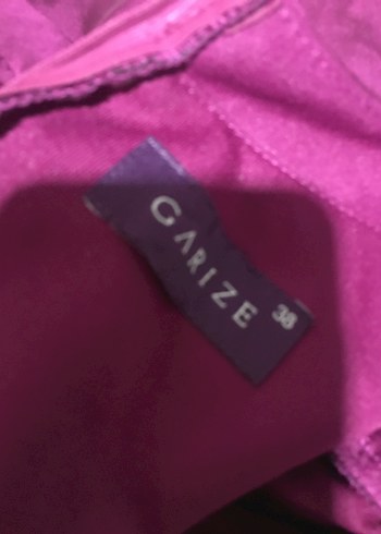 Uzun Kollu İşlemeli Mor Uzun Abiye - Görsel 10