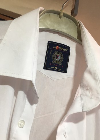 l/xl Beden beyaz Renk Beyaz Pamuklu Erkek Gömlek