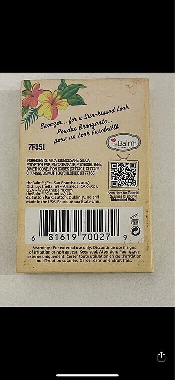 The Balm Bronzer