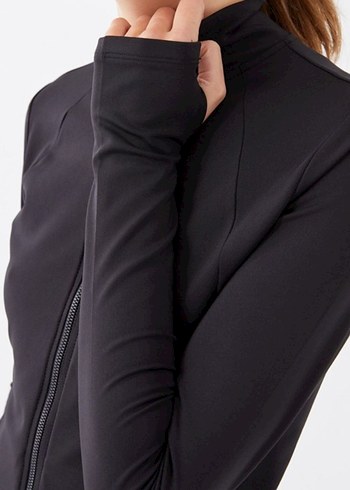 Lcw Siyah Fermuarlı hırka - Görsel 2